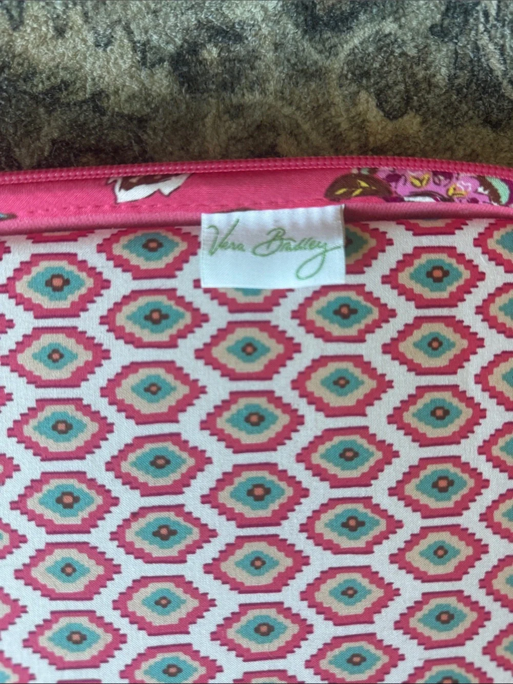 Vera Bradley Pink Paisley Multi-Pattern Women’s Laptop Bag